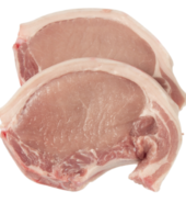 Fresh Pork Loin Chop (Skin On) / KG