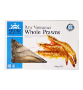 SM RAW VANNAMEI WHOLE PRAWNS