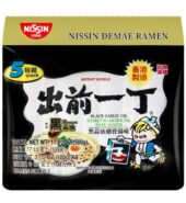 NISSIN BLACK GARLIC NOODLE 500G