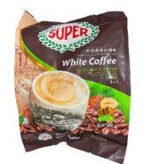 SUPER CHARCOAL ROASTED WHITE COFFEE HAZELNUT FLAVOUR 15SACHETS